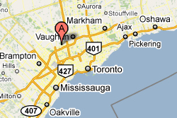 Google Map Woodbridge, Vaughan